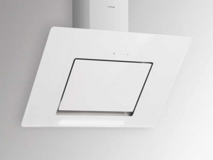 Silverline Andromeda Deluxe 60 cm ANW 610 W Edelstahl Wei�glas Kopffreihaube. Mit 5 Jahren Garantie!