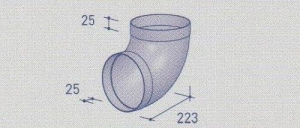 berbel 90�-Bogen 150 rund