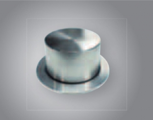 Systemceram Versenkbare Excenterbet�tigung, Drehgriff Edelstahl matt, 0871