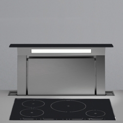 Falmec Downdraft 90, Haubenk�rper, Edelstahl/Schwarz, mit 5 Jahren Garantie