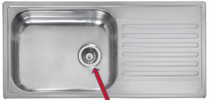 Reginox Minister 10, Becken reversibel, als Auflagesp�le einbaubar