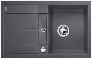 Blancometra 45 S-F Silgranit PuraDur 2, fl�chenb�ndig, Farbe felsgrau, 519086