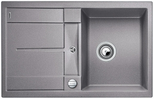 Blancometra 45 S-F Silgranit PuraDur 2, fl�chenb�ndig, Farbe alumetallic, 519082