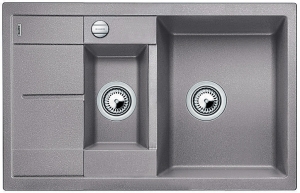 Blancometra 6 S Compact Silgranit PuraDur 2, Farbe alumetallic, 513553