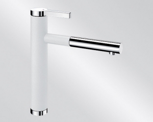 Blancolinee-S Silgranit-Look, Farbe silgranitwei�/chrom, 518441