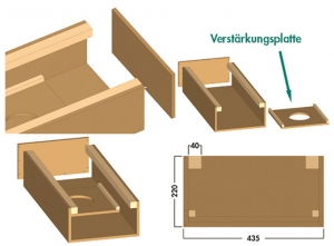 Naber COMPAIR Abluftverkleidung Insell�sung, U-Form, 4041011