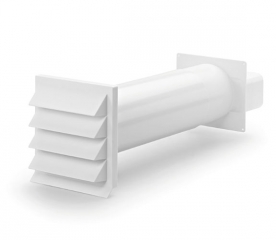 Naber COMPAIR K-Klima-R flow 125 Mauerkasten, wei�, 4033027