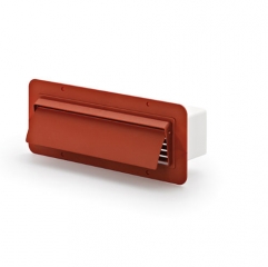 Naber COMPAIR T-GIL�F 1 Breitkanal-Gitter-Au�enhaube, ziegelrot, 4021056