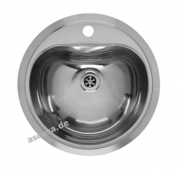 Reginox Atlantis-CC (304) ohne �berlauf, als Auflagebecken und fl�chenb�ndiges Becken einbaubar