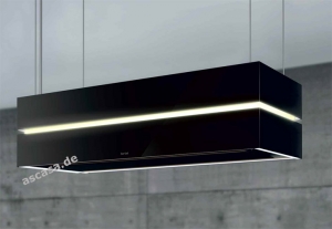 berbel Skyline Edge 2 BIH 95 SKE Deckenlifthaube schwarz, LED- und Effektbeleuchtung, 1050000, mit 5 Jahren Garantie