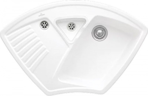Villeroy & Boch Arena Eck, Farbe KG Snow White, Premiumline