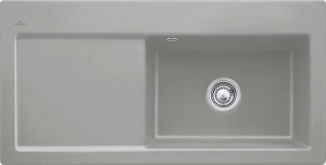 Villeroy & Boch Subway 60 XL Flat, Farbe KD Fossil, Classicline, Becken rechts oder Becken links