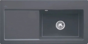 Villeroy & Boch Subway 60 XL Flat, Farbe i4 Graphit, Classicline, Becken rechts oder Becken links