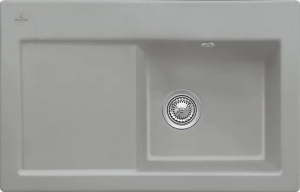 Villeroy & Boch Subway 45 flat, Farbe KD Fossil, Classicline, Becken rechts oder Becken links