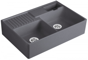 Villeroy & Boch Sp�lstein Doppelbecken, Farbe i4 Graphit, Classicline