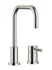 Dornbracht Meta.02 Einhebelmischer, Zweilochbatterie, Hochdruck, Platin geb�rstet, 32800625-06