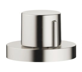 Dornbracht Exzenterbet�tigung mit runder Rosette, mit Drehknopf, Platin geb�rstet, 10710970-06