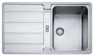 Franke Hydros HDX 214 Einbausp�le - SlimTop, Druckknopfventil, 127.0378.717, 10024