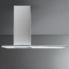 Falmec Zenith NRS� Inselhaube, Grundelement + Glaspaneel 120 cm, Edelstahl, mit 5 Jahren Garantie