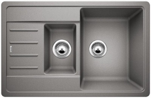 Blanco Legra 6 S Compact Silgranit PuraDur, Farbe alumetallic, 521303