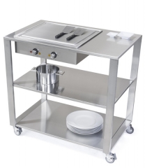 Jokodomus Teppanyaki K�chenwagen, Edelstahl, 669110
