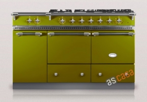 Lacanche Cluny 1400 G Classic, Kochstation, 140,5 cm, Farbe Olivgr�n, mit 5 Jahren Garantie!