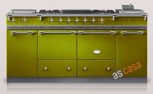 Lacanche Cluny 1800 Classic, Kochstation, 180,5 cm, Farbe Olivgr�n, mit 5 Jahren Garantie!