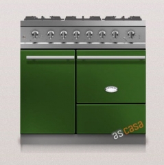 Lacanche Bussy Modern, Kochstation, 90 cm, Farbe Englischgr�n, mit 5 Jahren Garantie!