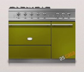 Lacanche Savigny Modern, Kochstation, 110,5 cm, Farbe Olivgr�n, mit 5 Jahren Garantie!