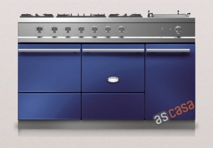 Lacanche Cluny 1400 D Modern, Kochstation, 140,5 cm, Farbe Franz�sischblau, mit 5 Jahren Garantie!