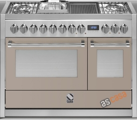 Steel Genesi 120, Rangecooker, 120 cm, Combisteam, Farbe Sabbia, G12SF-4TMSA, mit 5 Jahren Garantie!
