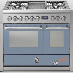 Steel Genesi 100, Rangecooker, 100 cm, Combisteam, Farbe Celeste, G10SF-6WCE, mit 5 Jahren Garantie!