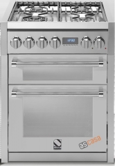 Steel Genesi 70, Rangecooker, 70 cm, Multifunktion, Farbe Edelstahl, G7FF-4ISS, mit 5 Jahren Garantie!