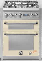 Steel Genesi 70, Rangecooker, 70 cm, Multifunktion, Farbe Creme, G7FF-4ICR, mit 5 Jahren Garantie!