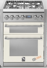 Steel Genesi 70, Rangecooker, 70 cm, Multifunktion, Farbe Nuvola, G7FF-4INA, mit 5 Jahren Garantie!