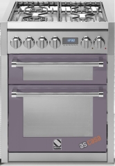 Steel Genesi 70, Rangecooker, 70 cm, Multifunktion, Farbe Ametista, G7FF-4IAA, mit 5 Jahren Garantie!