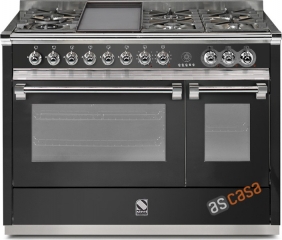 Steel Ascot 120, Rangecooker, 120 cm, Combisteam, Farbe Anthrazit, A12SF-4TMAN , mit 5 Jahren Garantie!