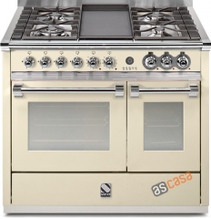 Steel Ascot 100, Rangecooker, 100 cm, Combisteam, Farbe Creme, A10SF-4MCR , mit 5 Jahren Garantie!