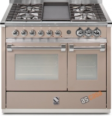 Steel Ascot 100, Rangecooker, 100 cm, Combisteam, Farbe Sabbia, A10SF-4MSA , mit 5 Jahren Garantie!
