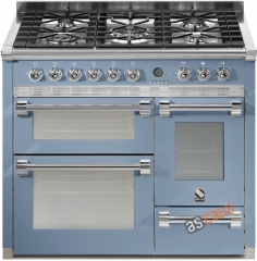 Steel Ascot 100, Rangecooker, 100 cm, Multifunktion, 3 �fen, Farbe Celeste, A10FFF-6WCE , mit 5 Jahren Garantie!