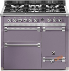 Steel Ascot 100, Rangecooker, 100 cm, Multifunktion, 3 fen, Farbe Ametista, A10FFF-D-6WAA , mit 5 Jahren Garantie!