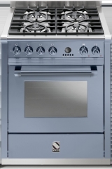 Steel Ascot 70, Rangecooker, 70 cm, Combisteam, Farbe Celeste, A7S-4CE, mit 5 Jahren Garantie!