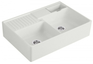 Villeroy & Boch Sp�lstein Doppelbecken, Farbe SM Steam, Classicline