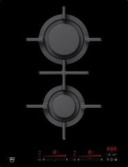 V-ZUG GAS421GSAZ, Gas-Kochfeld, Dual Design Black, 3106460215, mit 5 Jahren Garantie!