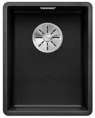 Blanco Subline 320-F Silgranit PuraDur 2, fl�chenb�ndig, Farbe anthrazit, InFino Ablauf, 523416