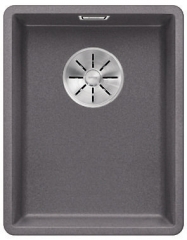 Blanco Subline 320-F Silgranit PuraDur 2, fl�chenb�ndig, Farbe felsgrau, InFino Ablauf, 523417