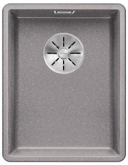 Blanco Subline 320-F Silgranit PuraDur 2, fl�chenb�ndig, Farbe alumetallic, InFino Ablauf, 523418