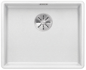 Blanco Subline 500-F Silgranit PuraDur 2, fl�chenb�ndig, Farbe weiss, InFino Ablauf, 523535