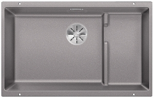 Blanco Subline 700-U Level Silgranit PuraDur 2, Farbe alumetallic, InFino Ablauf, 523454