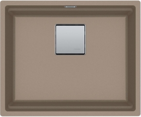 Franke Kubus 2 KNG 110-52 Fragranit+ Cashmere, 125.0512.505, Unterbausp�le 60cm, 11711